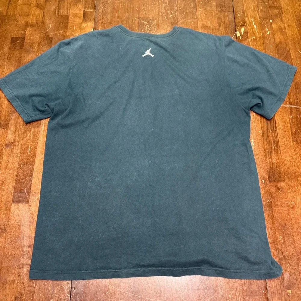 Jordan T-Shirt Mens XL Black Flight Jumpman Graphic Short Sleeve Tee